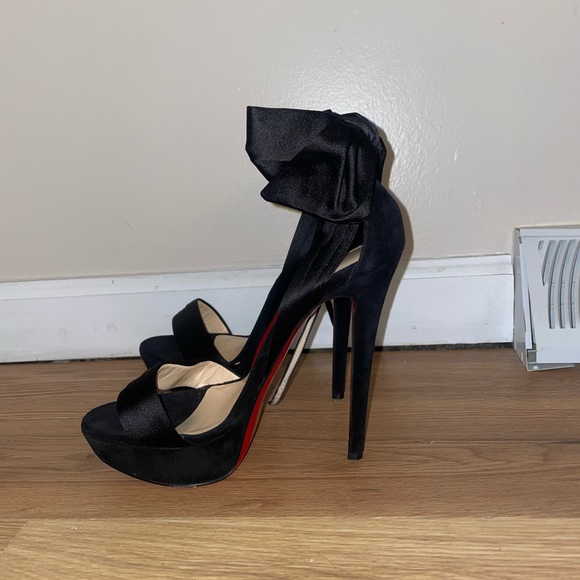 Christian Louboutin - VAMPANODO 140 VEAU VELOURS SATIN - Picture 6 of 10